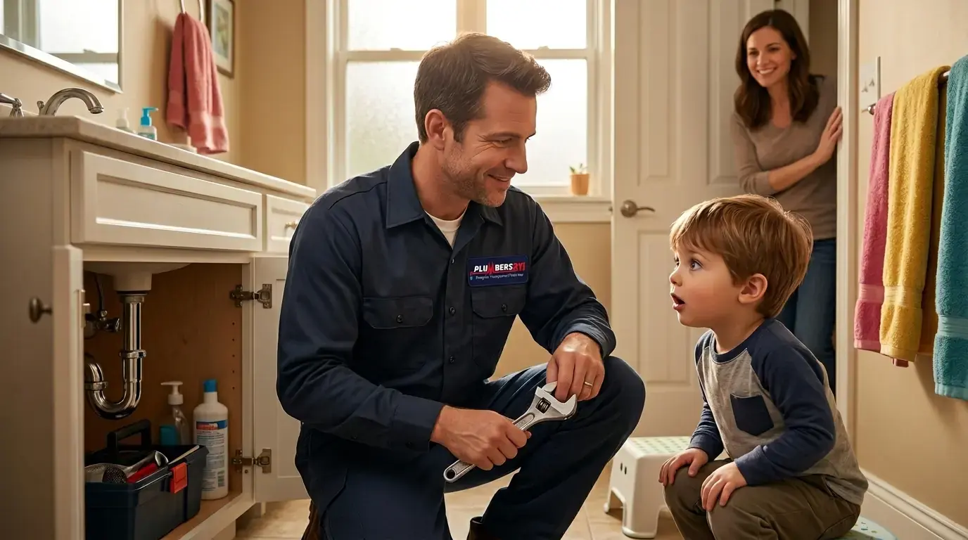 Licensed plumber at work in Downers Grove, IL